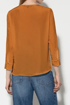 New LUISA CERANO Fließendes Blusenshirt