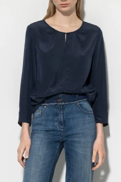 New LUISA CERANO Fließendes Blusenshirt