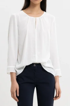 New LUISA CERANO Fließendes Blusenshirt white
