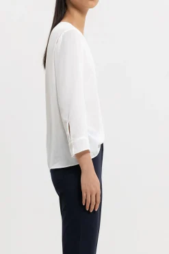 New LUISA CERANO Fließendes Blusenshirt white