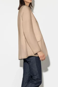 Online LUISA CERANO Gabardine-Einknopf-Blazer