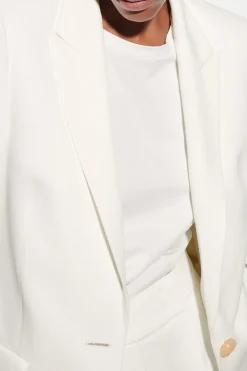 Online LUISA CERANO Gabardine-Einknopf-Blazer