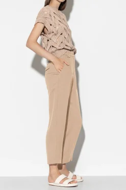 LUISA CERANO Gabardine-Tapered-Pants