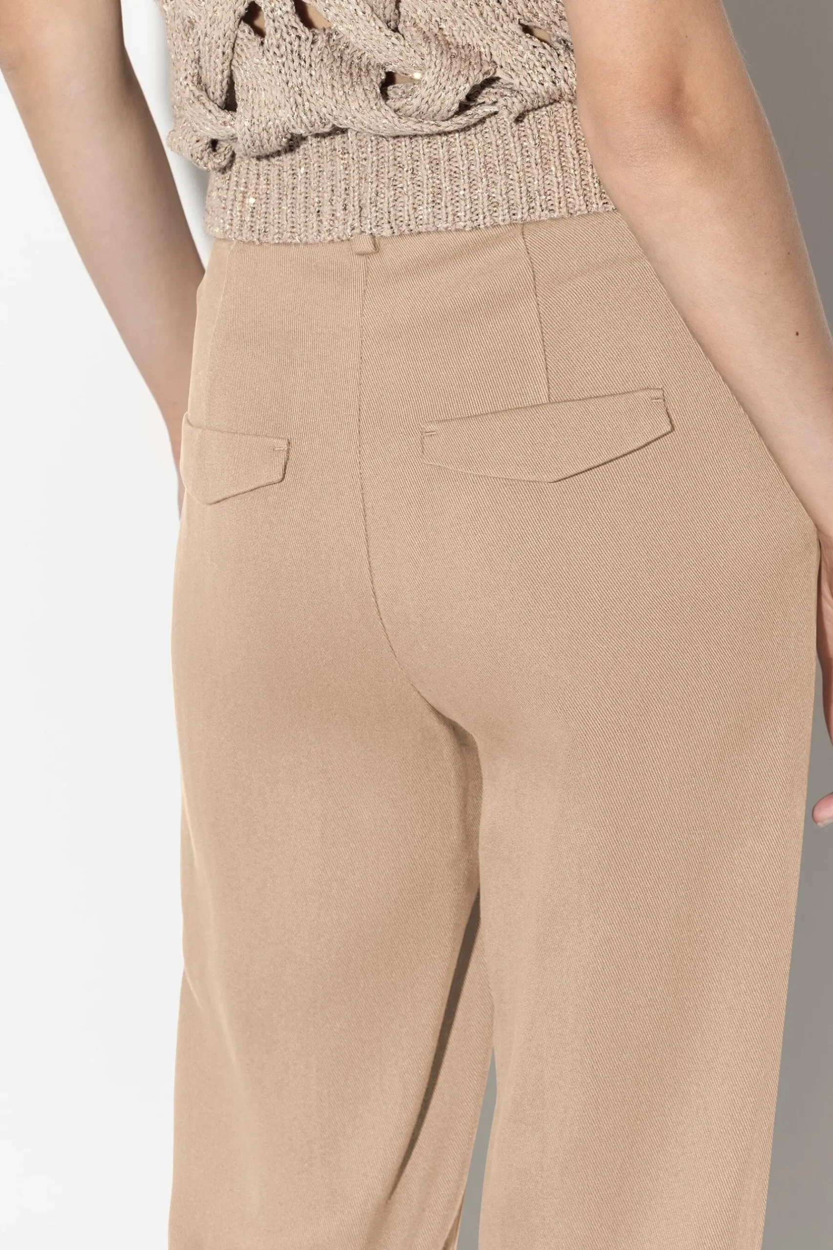 LUISA CERANO Gabardine-Tapered-Pants