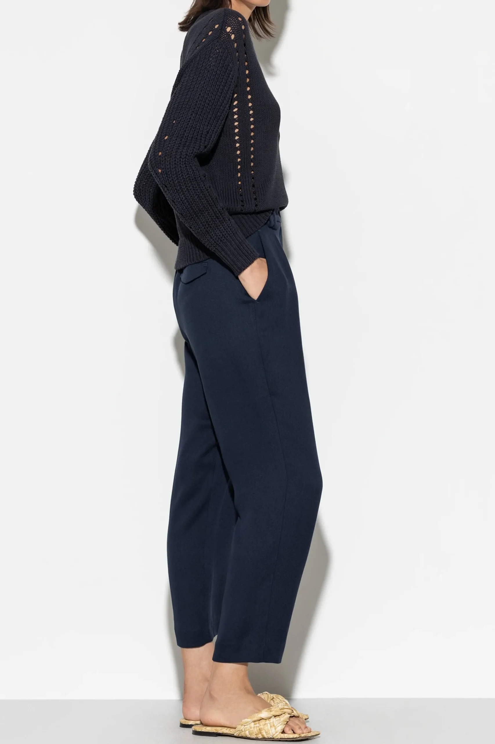 LUISA CERANO Gabardine-Tapered-Pants