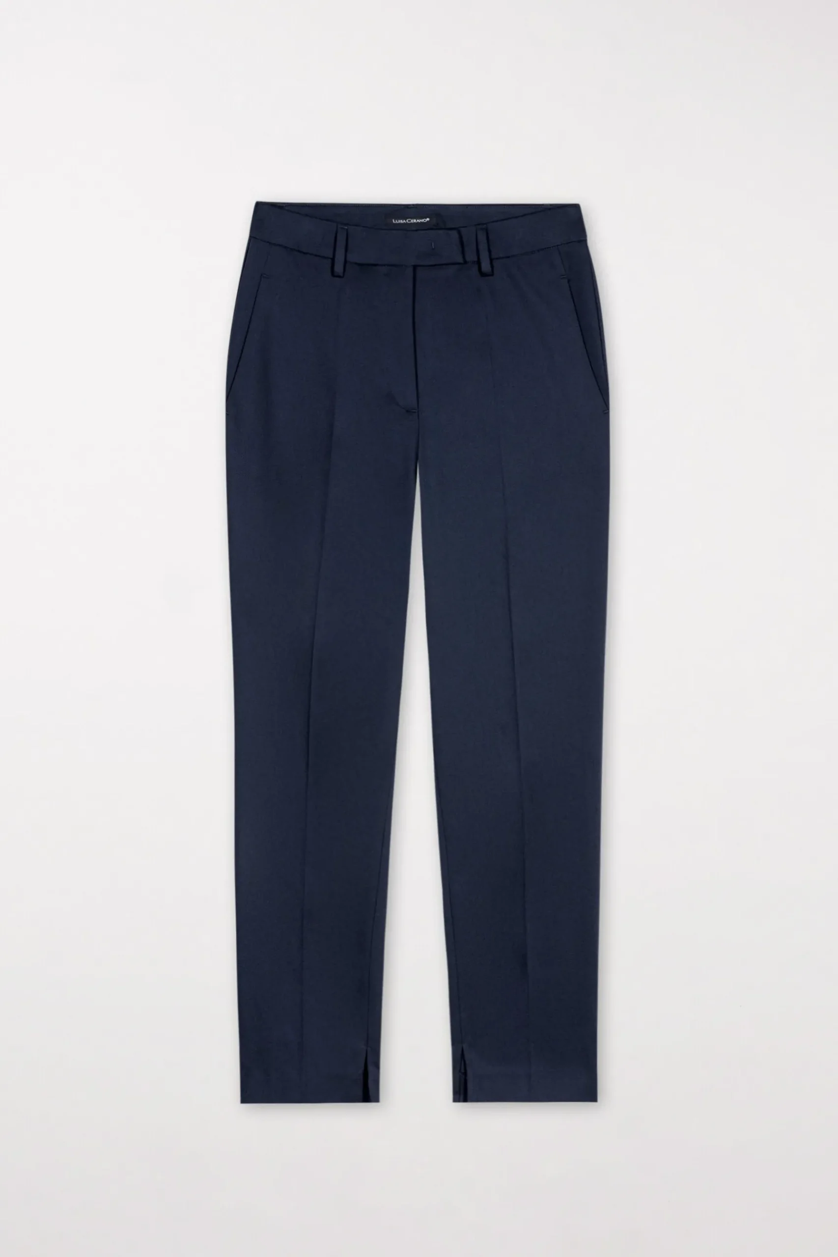 Online LUISA CERANO Gabardine-Tapered-Pants dark navy