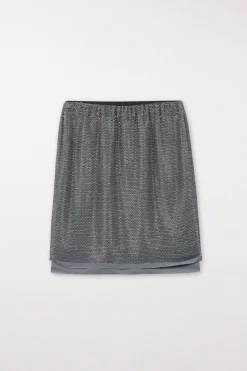 Best LUISA CERANO Glitzer-Stiftrock multi