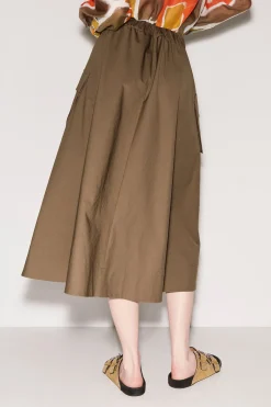 Online LUISA CERANO Godet-Rock Im Cargo-Stil tobacco