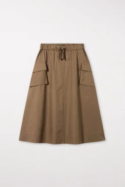 Online LUISA CERANO Godet-Rock Im Cargo-Stil tobacco