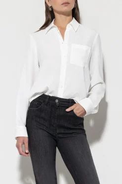 Discount LUISA CERANO Hemdbluse Aus Seiden-Mix