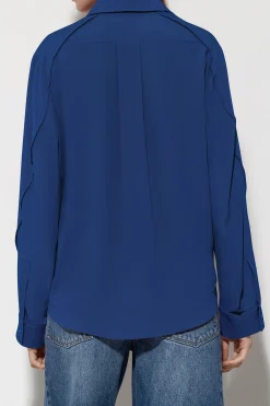 Discount LUISA CERANO Hemdbluse Aus Seiden-Mix