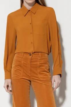 Discount LUISA CERANO Hemdbluse Aus Seiden-Mix