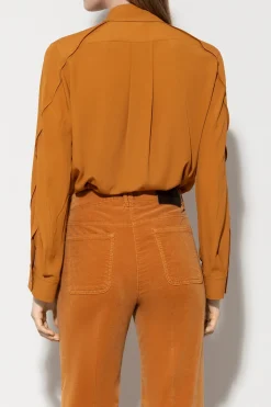 Discount LUISA CERANO Hemdbluse Aus Seiden-Mix