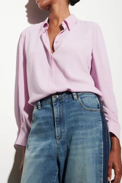 Best LUISA CERANO Hemdbluse Aus Seiden-Mix