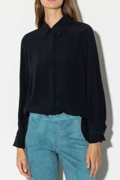Best LUISA CERANO Hemdbluse Aus Seiden-Mix