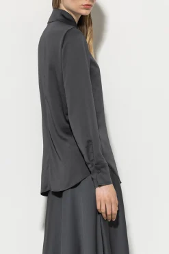 Sale LUISA CERANO Hemdbluse Aus Techno-Seide