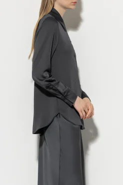 Sale LUISA CERANO Hemdbluse Aus Techno-Seide