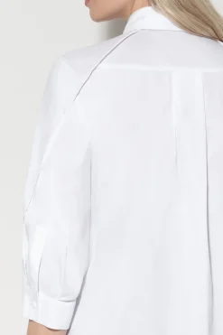 Hot LUISA CERANO Hemdbluse Mit 3/4-Arm white