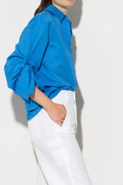 Outlet LUISA CERANO Hemdbluse Mit Bindebändern
