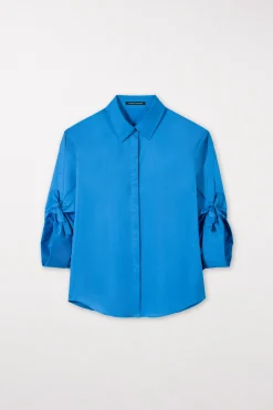 Outlet LUISA CERANO Hemdbluse Mit Bindebändern