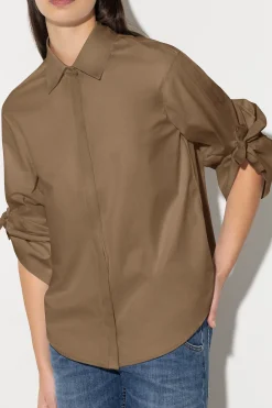 Outlet LUISA CERANO Hemdbluse Mit Bindebändern