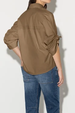 Outlet LUISA CERANO Hemdbluse Mit Bindebändern