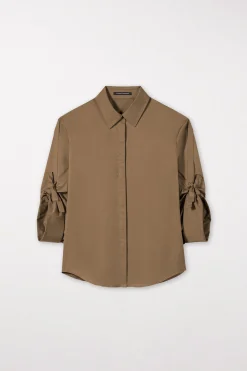 Outlet LUISA CERANO Hemdbluse Mit Bindebändern