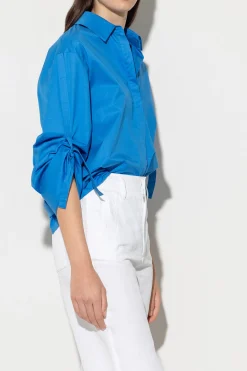 Outlet LUISA CERANO Hemdbluse Mit Bindebändern