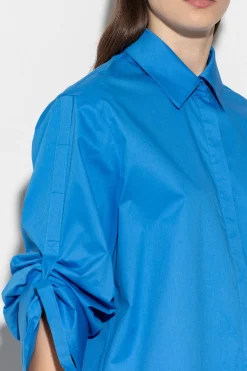 Outlet LUISA CERANO Hemdbluse Mit Bindebändern