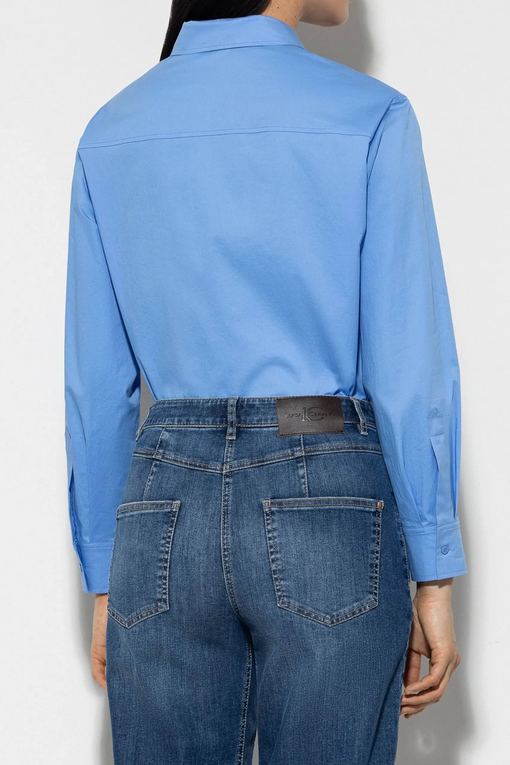 LUISA CERANO Hemdbluse Mit Pattentasche