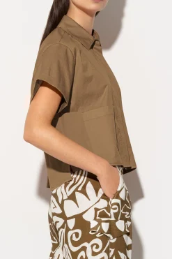 Clearance LUISA CERANO Hemdbluse Mit Taschen