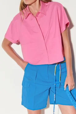 Clearance LUISA CERANO Hemdbluse Mit Taschen