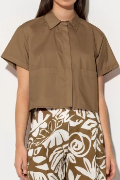 Clearance LUISA CERANO Hemdbluse Mit Taschen