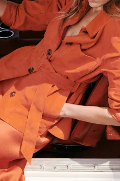 Online LUISA CERANO Hemdjacke Aus Veloursleder