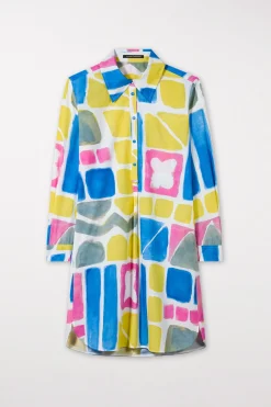 Best LUISA CERANO Hemdkleid Mit Ethnic-Print multi