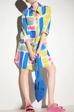 Best LUISA CERANO Hemdkleid Mit Ethnic-Print multi