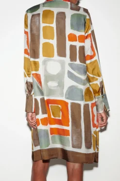 Clearance LUISA CERANO Hemdkleid Mit Ethnic-Print multi