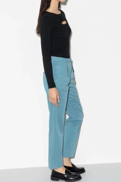 Outlet LUISA CERANO High-Stretch-Chino-Denim