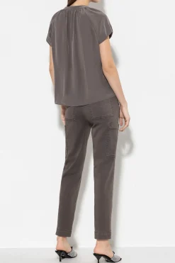 New LUISA CERANO High-Stretch-Tapered-Denim