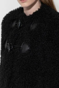 Hot LUISA CERANO Jacke In Fell-Optik black