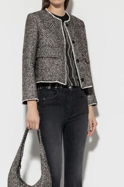 LUISA CERANO Jacke In Fischgrat-Tweed multi