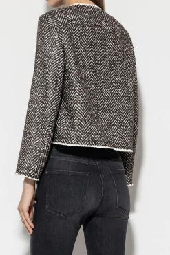 LUISA CERANO Jacke In Fischgrat-Tweed multi