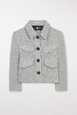 Discount LUISA CERANO Jacke In Tweed-Optik multi