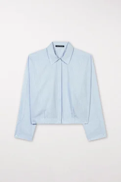 LUISA CERANO Kimonobluse Mit Streifen multi