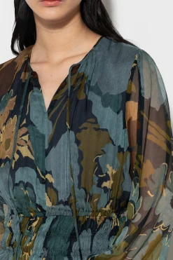 Outlet LUISA CERANO Kleid Mit Flower-Print multi