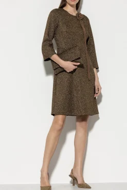 Clearance LUISA CERANO Kleid Mit Metallic-Effekt gold metallic