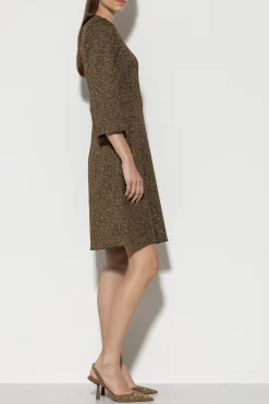 Clearance LUISA CERANO Kleid Mit Metallic-Effekt gold metallic