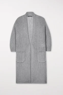 Hot LUISA CERANO Longcardigan Aus Alpaka-Mix