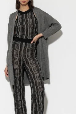 Online LUISA CERANO Longcardigan Aus Feinstrick taupe