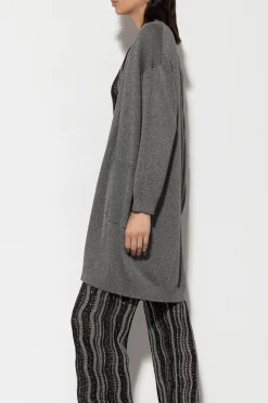 Online LUISA CERANO Longcardigan Aus Feinstrick taupe